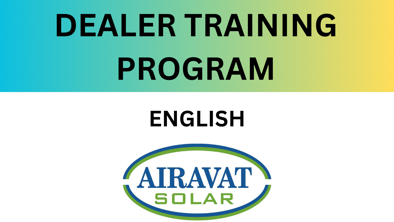 Dealer Training Program (English)